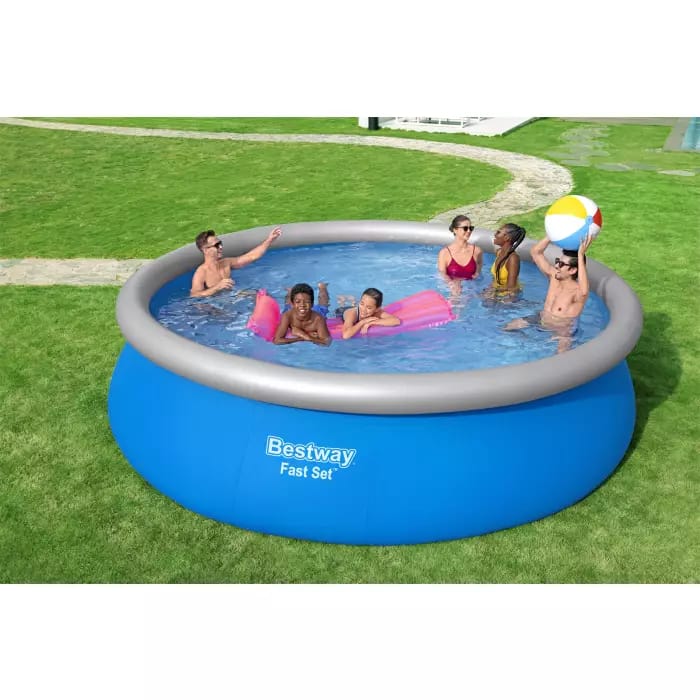 Бассейн Fast Set 457х122см, 13807л, фил.-насос 3028л/ч, лестница, Bestway, 57289 BW